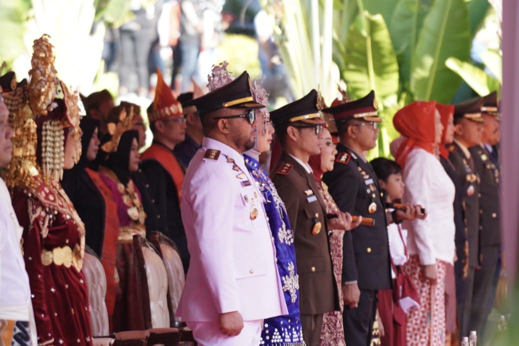 Upacara Pengibaran Bendera HUT ke-80 Kemerdekaan RI di Kota Batu Berlangsung Khidmat