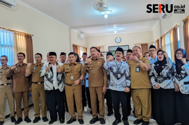 Pelantikan pengurus baru PGRI Kota Malang. (Seru.co.id/bas)