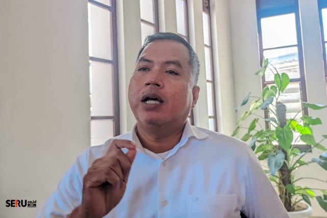 Ketua Komisi IV DPRD Kabupaten Malang menjelaskan, sulitnya akses pendidikan bagi warga perbatasan. (Seru.co.id/bas)