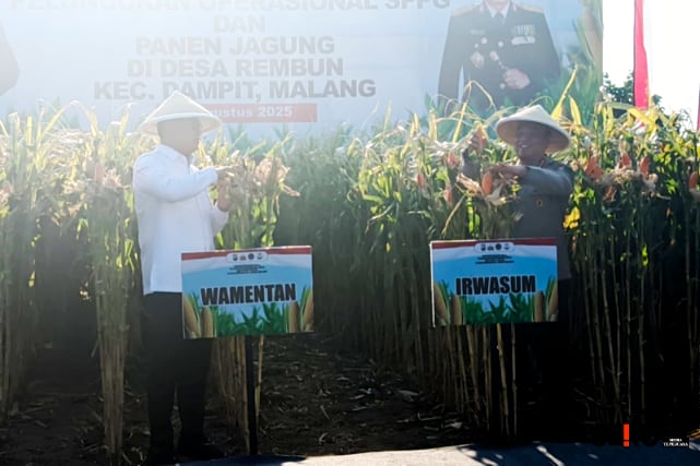 Tingkatkan Ketahanan Pangan, Polri Beri Dukungan Kepada Kelompok Tani