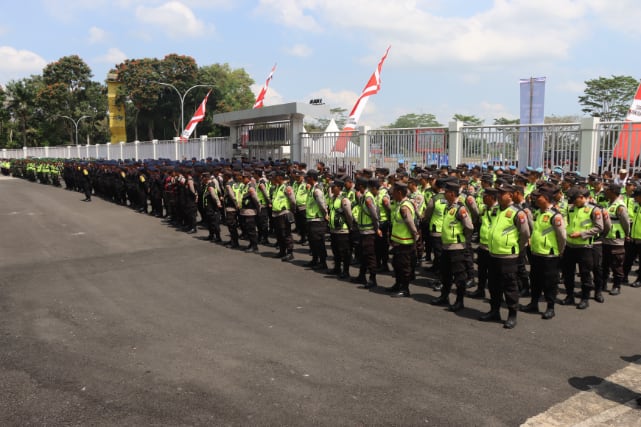 1.402 Personel Gabungan Dikerahkan dalam Pertandingan Arema FC di Kandang Sendiri Melawan PSBS Biak