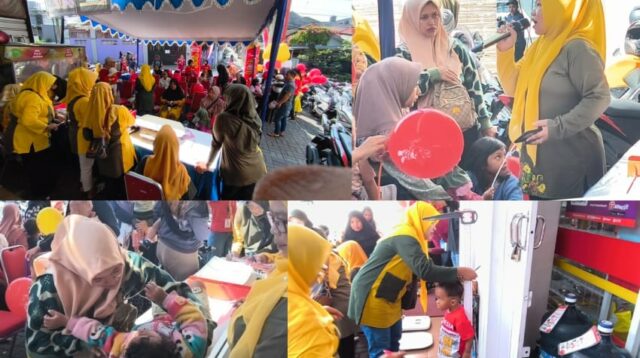 Alfamart Simpang Gajayana Malang Hadirkan Posyandu, Warga Merjosari Dapat PMT, Voucher dan Edukasi Zat Besi