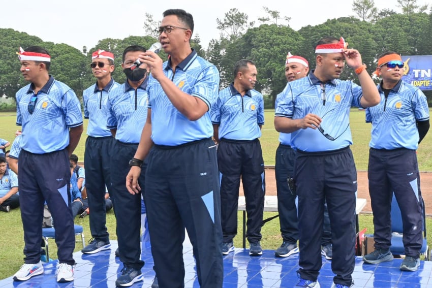 Sambutan Danlanud Abd Saleh, Marsma TNI Reza R.R. Sastranegara, S.Sos., M.A.P., MNSS. (ist)