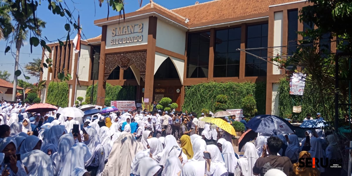 Ribuan Siswa SMAN 2 Gelar Demo Tuntut Kasek Mundur dari Jabatannya