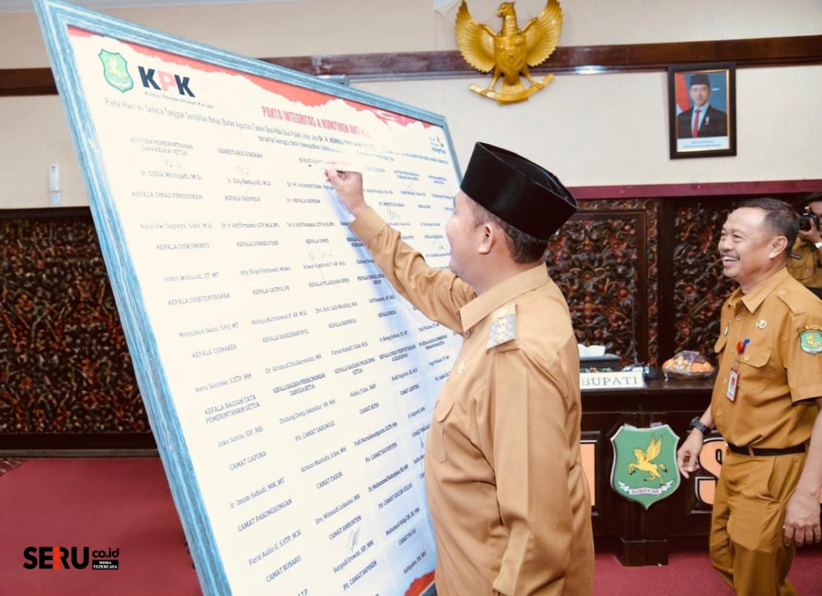 Pakta Integritas, Tekad Bupati Sumenep Ciptakan Pemerintahan Bersih dan Antikorupsi