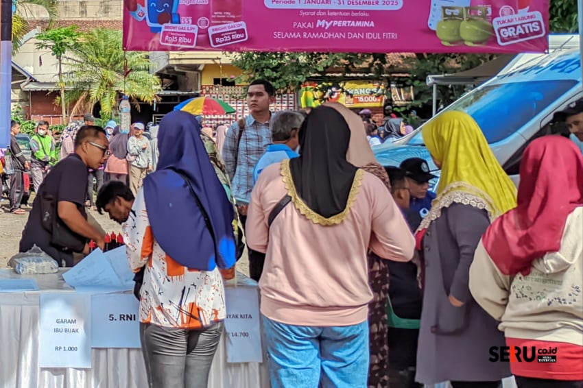 Gerakan Pangan Murah (GPM) gencar dilaksanakan, termasuk di Kota Malang. (Seru.co.id/bas)