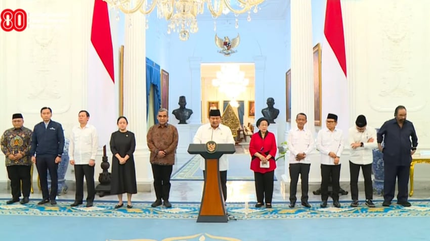 Prabowo dan Semua Fraksi Sepakat Evaluasi Tunjangan dan Fasilitas DPR