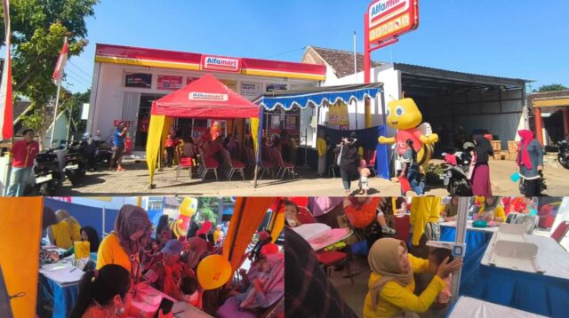 Alfamart Pandansari Kecamatan Wagir gelar Posyandu, berikan PMT bagi balita hingga lansia. (dik (1) Alfamart Pandansari Gandeng Zwitsal Gelar Posyandu di Kecamatan Wagir Kabupaten Malang