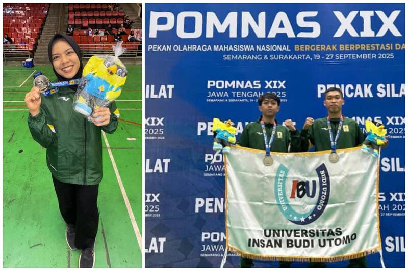 Atlet Voli dan Silat UIBU Raih Dua Medali Perak di POMNAS XIX 2025