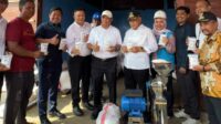 Forkopimda Kabupaten Malang dan pihak PT Garam (Persero) saat meninjau lokasi produksi garam tunnel. (ist_11zon Pemkab Malang Serius Kembangkan Garam Tunnel, Gandeng PT Garam (Persero)