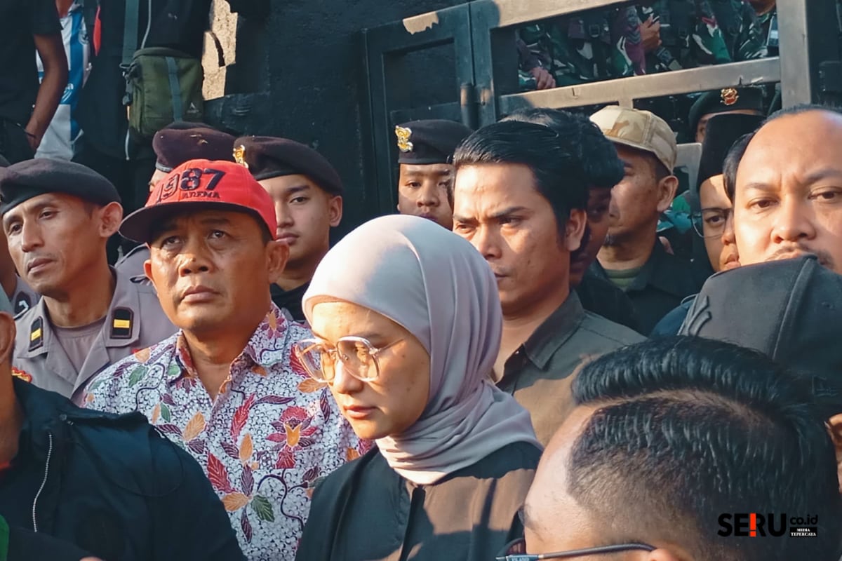 Ketua DPRD Kota Malang berjanji akan meneruskan poin tuntutan ke DPR RI. (bas)