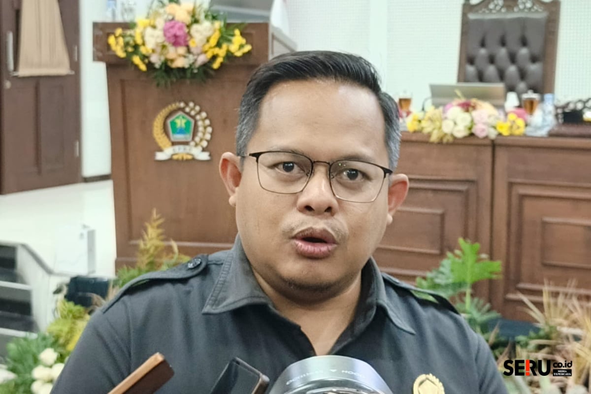Wakil Ketua II DPRD Kota Malang, Trio Agus Purwono menjelaskan peningkatan anggaran pendidikan. (bas)