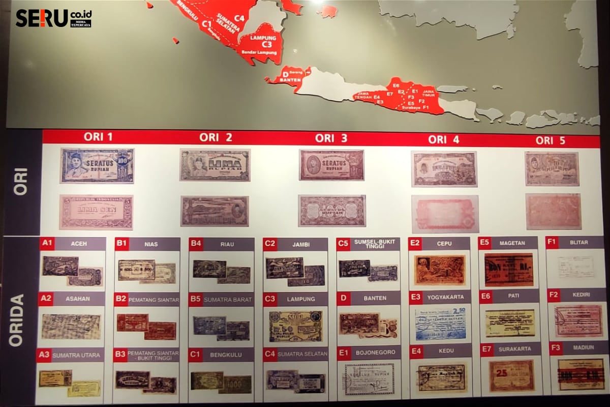 Sejarah munculnya beragam uang pecahan ORI dan ORIDA di sejumlah daerah. (rhd)
