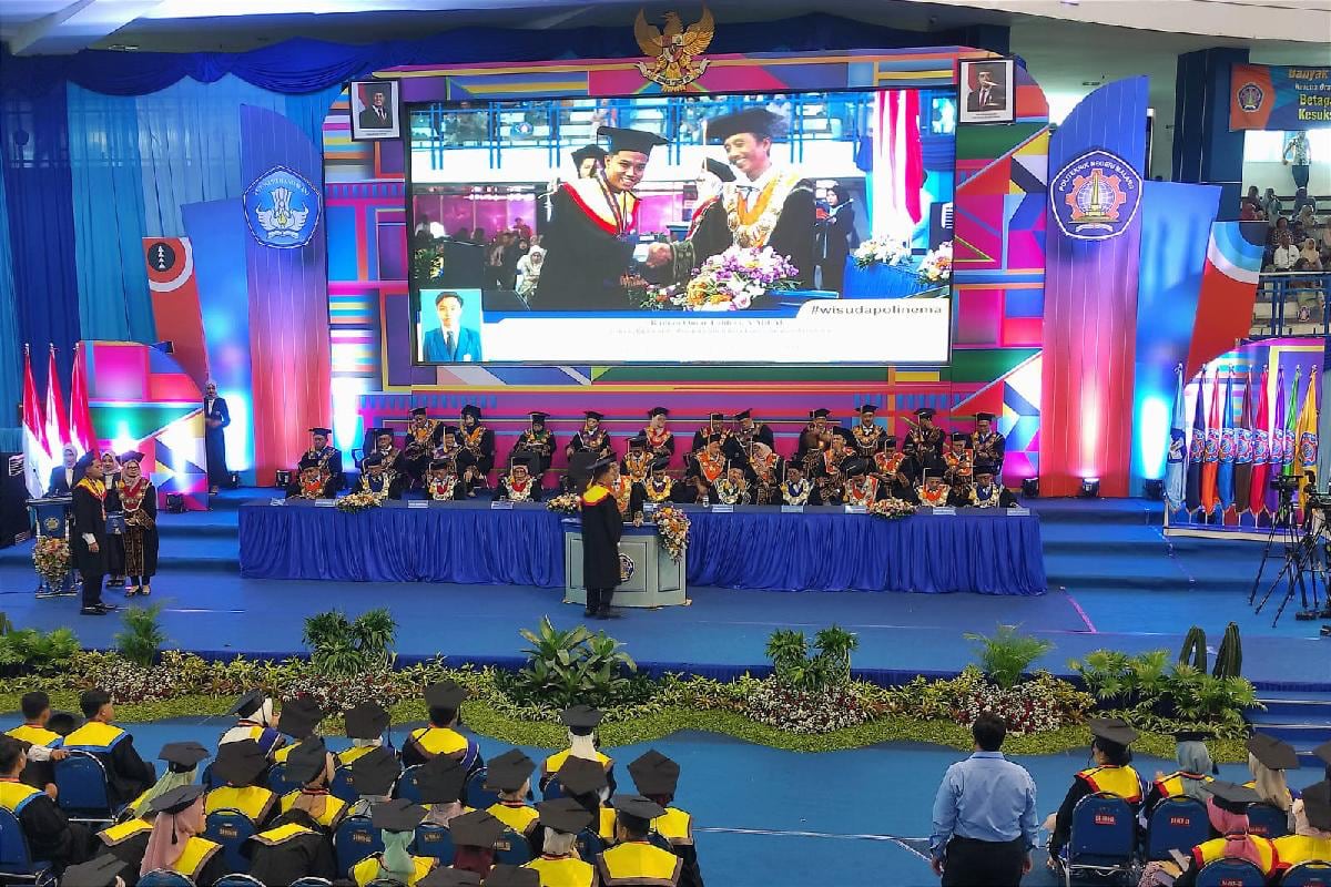 Polinema Lepas 830 Wisudawan Tahap II Tahun 2025 dari 32 Prodi, Begini Harapannya!