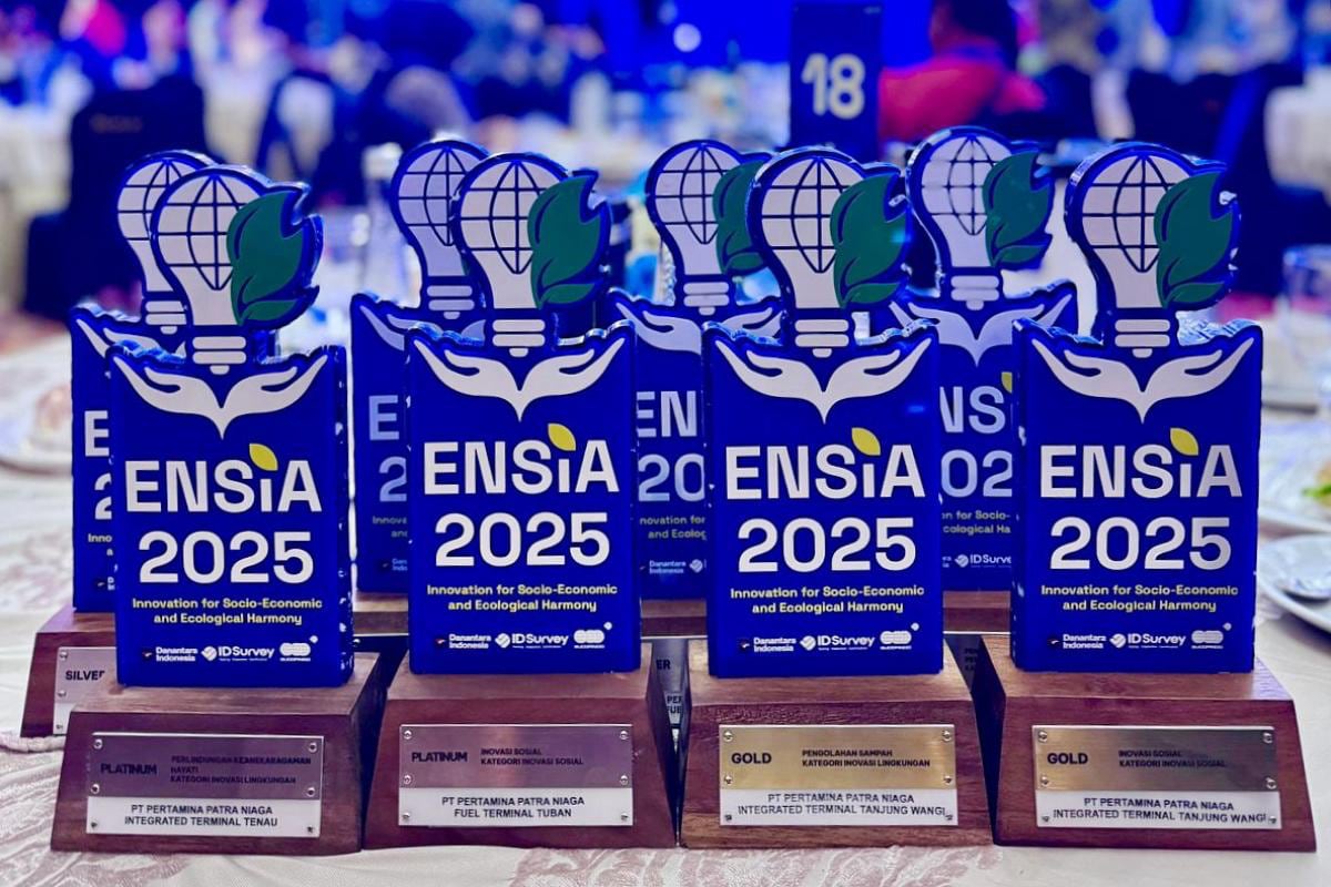 Pertamina Patra Niaga Jatimbalinus Raih 70 Penghargaan ENSIA 2025 1 Beberapa penghargaan ENSIA 2025 yang diraih oleh Pertamina Patra Niaga Jatimbalinus.(ist)
