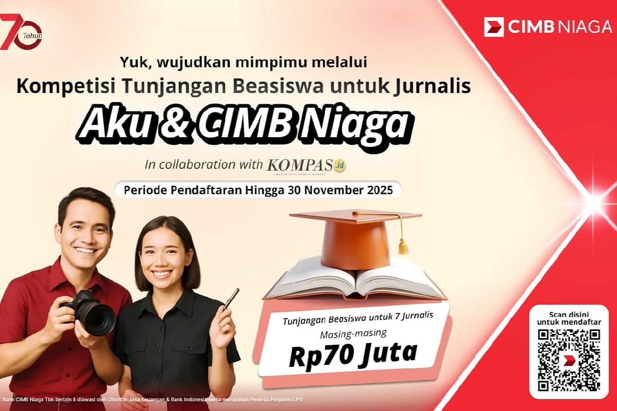 CIMB Niaga Hadirkan Kompetisi Tunjangan Beasiswa S2 untuk Insan Pers Indonesia