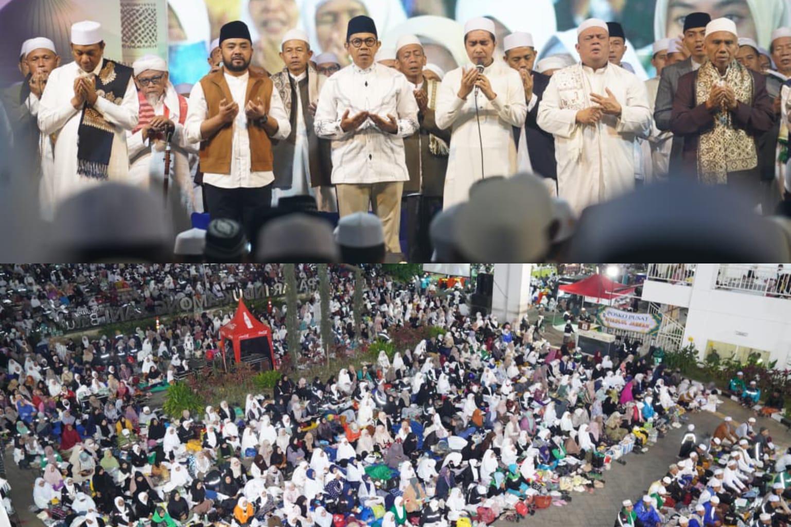 Ribuan Jamaah Riyadlul Jannah Doakan Kedamaian Kota Batu dan Indonesia