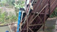 Jembatan Sungai Mbabar Ambrol, Dinas PU Lakukan Pengukuran untuk RAB Pembangunan Ulang