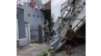 Kondisi bagunan yang rusak diterjang angin kencang di Kabupaten Malang. (ist (1) 40 Bangunan Rumah dan Fasilitas Umum di Kabupaten Malang Rusak Diterjang Angin Kencang