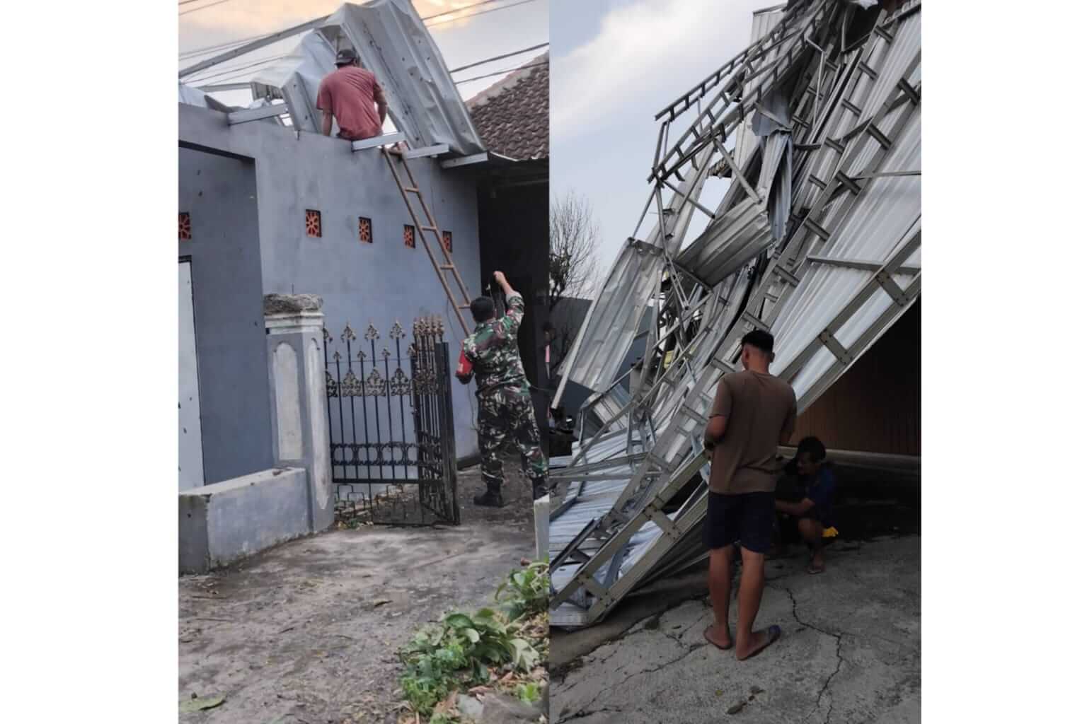 40 Bangunan Rumah dan Fasilitas Umum di Kabupaten Malang Rusak Diterjang Angin Kencang