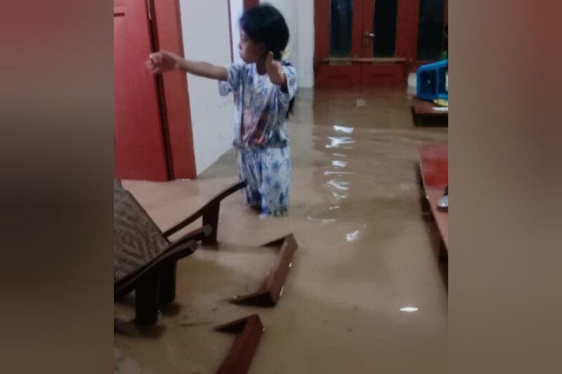 Cuaca Ekstrem di Kecamatan Gedangan Dua Desa Dilanda Banjir