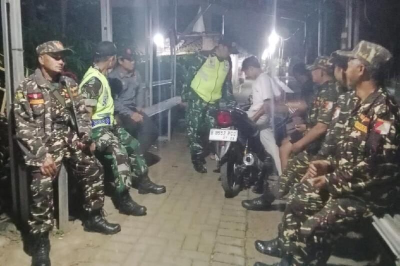 Koramil Kedungkandang, Banser dan Linmas Patroli Gabungan Susuri Kampung Hingga Perbatasan