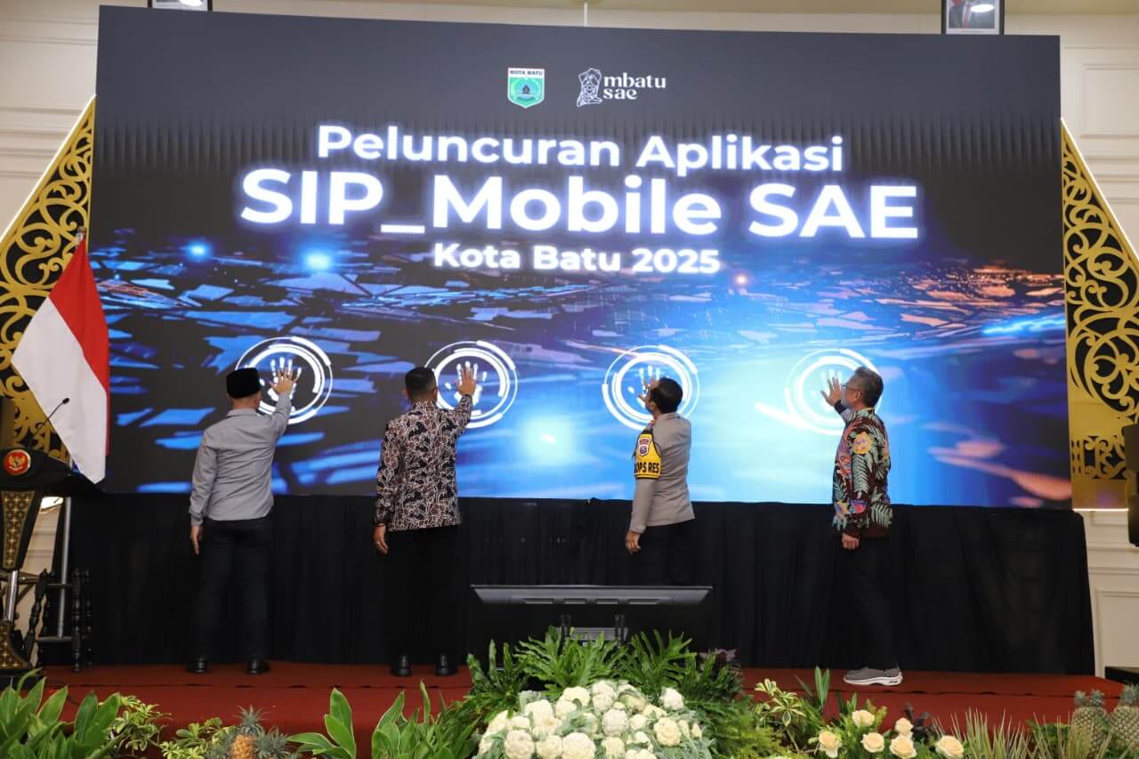 Wali Kota Batu Luncurkan Aplikasi SIP_Mobile SAE, Untuk Dorong PAD Wali Kota Batu Luncurkan Aplikasi SIP_Mobile SAE, Untuk Dorong PAD