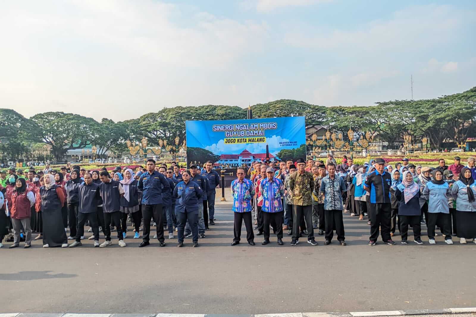Sinergi Ngalam Mbois Guyub Damai, Masyarakat Kota Malang Kompak Lawan Provokasi