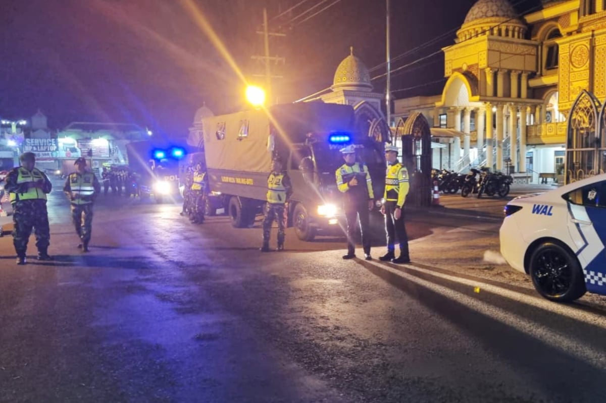 Ciptakan Situasi Kondusif Pasca Kerusuhan, Polres Malang dan Kodim 0818 Gelar Patroli Gabungan