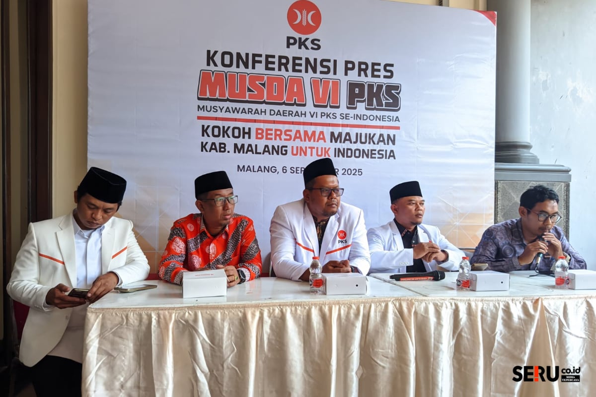 Pers rilis pelantikan pengurus DPTD PKS Kabupaten Malang periode 2025-2030.(Wul) 
