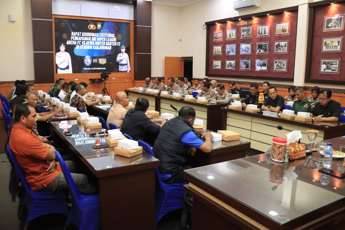 Arema FC Jamu Dewa United Banten FC di Kanjuruhan Dijaga 600 Personel Gabungan