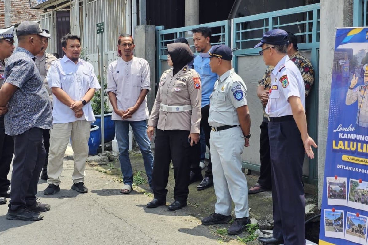 Sambut Harlantas Bhayangkara ke-70, Polda Jatim Beri Penilaian Kampung Tertib Lalu Lintas di Kota Batu