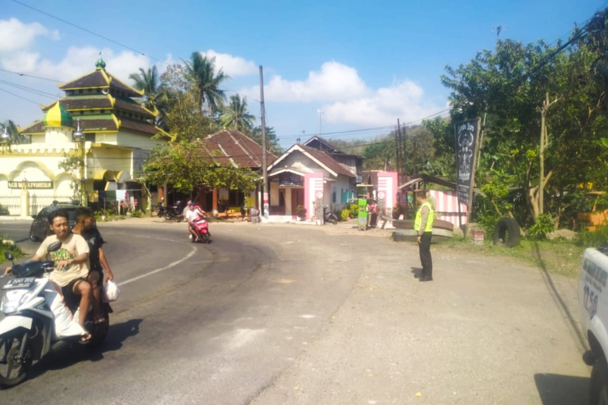 Lokasi kejadian kecelakan rem blong di Kecamatan Turen Mobil Elf Ditumpangi Rombongan Keluarga 17 Orang Akan Berwisata ke Pantai Selatan Terlibat Laka di Turen, Diduga Rem Blong