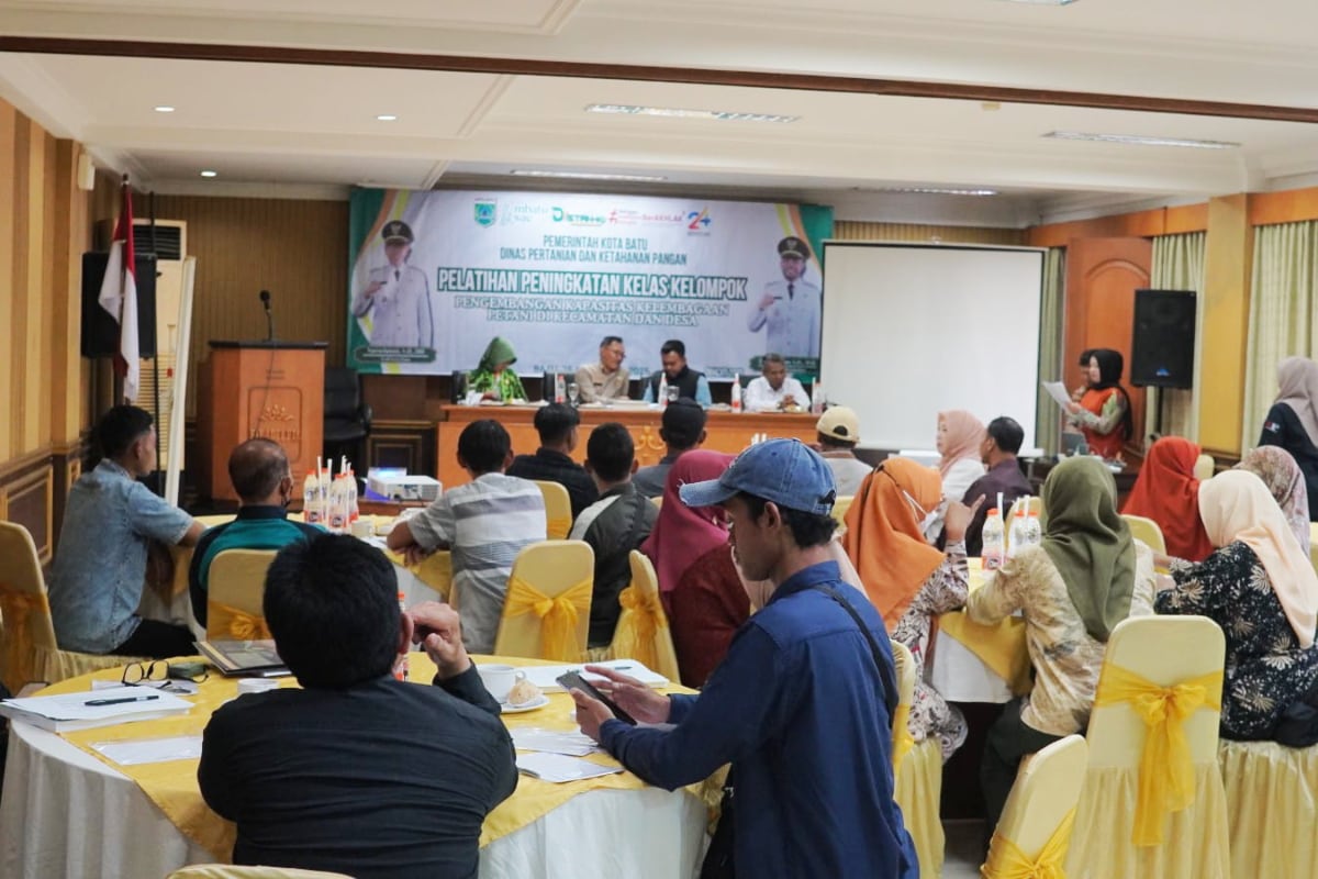 Pelatihan Peningkatan Kelas Kelompok Tani di Kota Batu Bersumber dari DBHCHT
