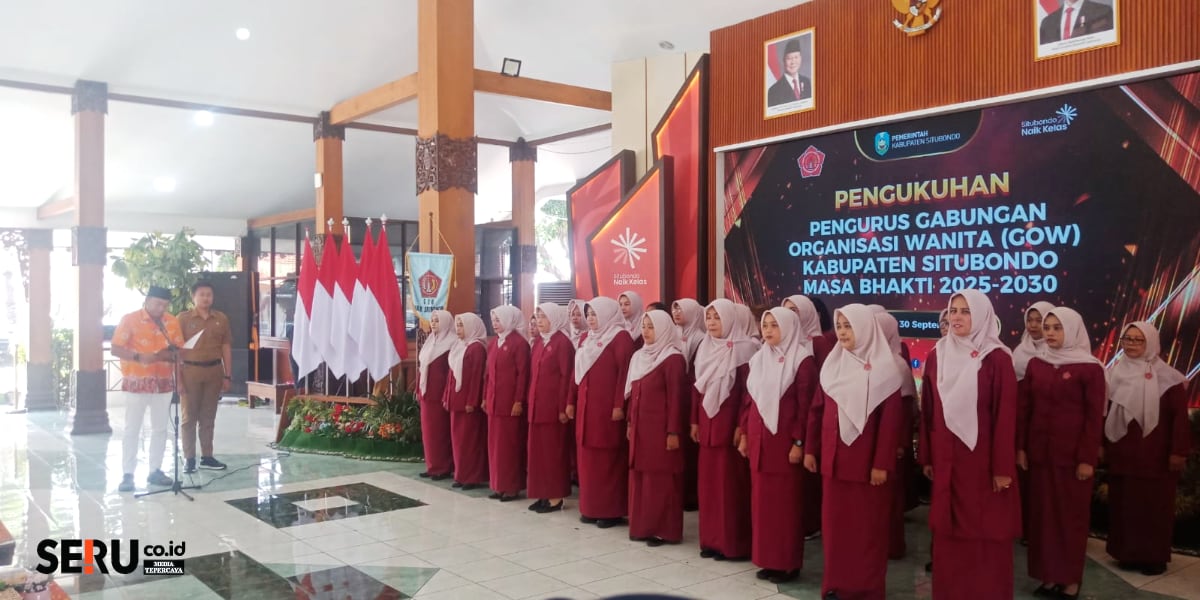 Bupati Situbondo Kukuhkan Pengurus GOW Situbondo Masa Bhakti 2025-2030