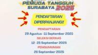 Pendaftaran Beasiswa Pemuda Tangguh Surabaya Kategori Mahasiswa Diperpanjang