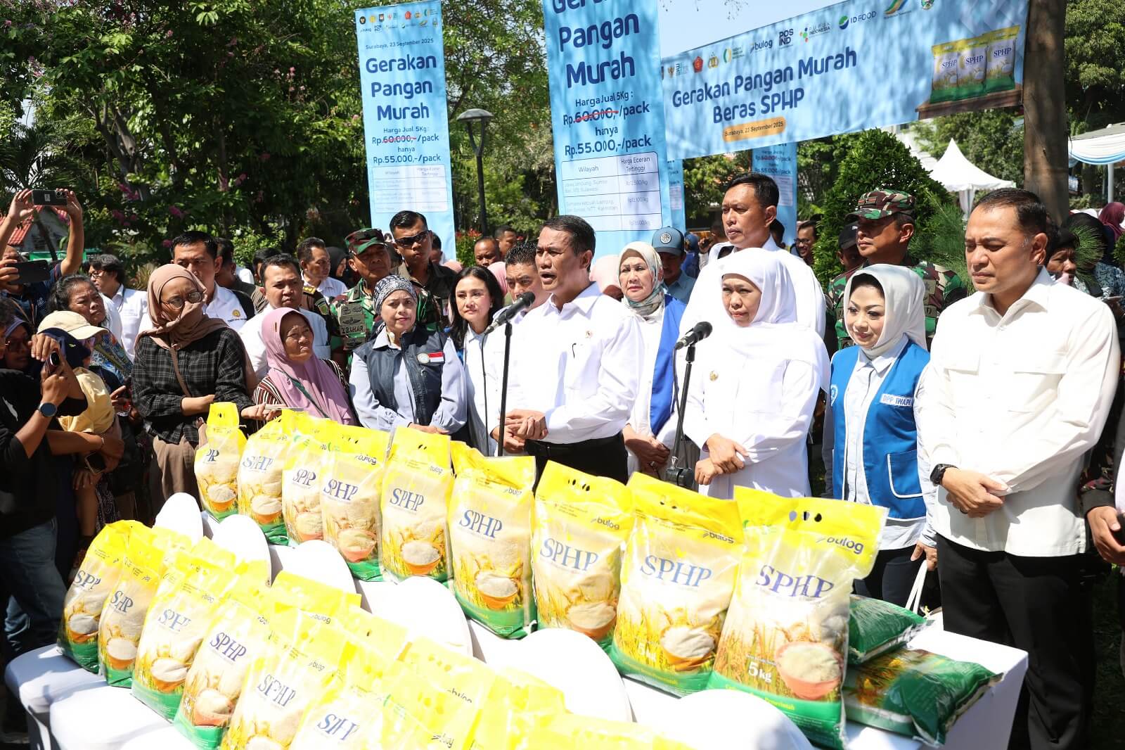 mentan devlasi (1) Surabaya Deflasi 0,07%, Menteri Pertanian Apresiasi Kinerja Pemkot