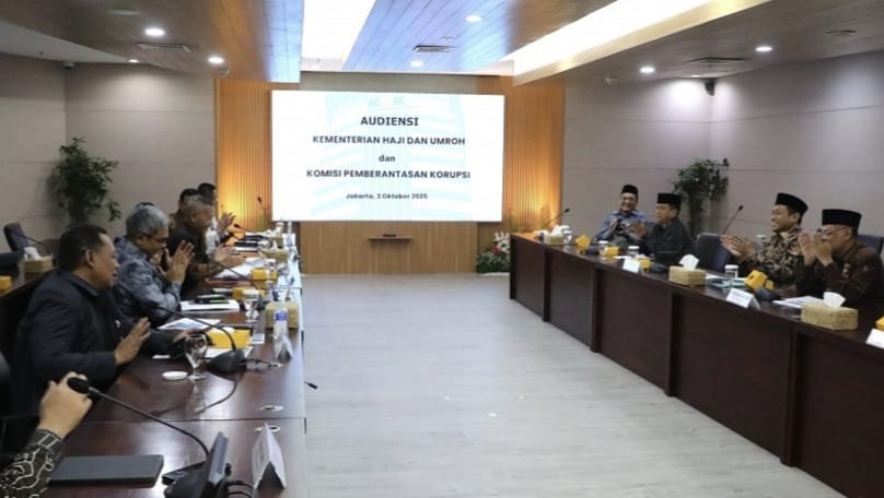 Audiensi Kementerian Haji dan Umrah dengan KPK. (ist KPK) KPK Dorong Transparansi Pengelolaan Dana Haji 2026 Usai Dapat Kuota 221 Ribu Jamaah