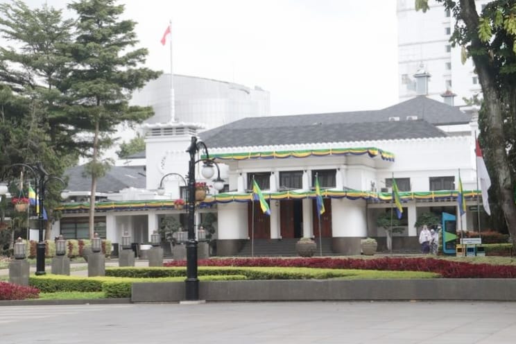 Balai kota Bandung. (ist) Wakil Wali Kota Bandung Diperiksa Kejaksaan Terkait Dugaan Korupsi