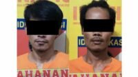 Foto kedua pelaku pengedar gaja dan sabu. (ist Dua Pengedar Diringkus di Rumah Kontrakan, Ratusan Gram Sabu dan Ganja Diamankan