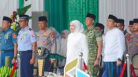 Gubernur Jatim, Khofifah Indar Parawansa saat menghadiri peringatan hari santri di Pondok Pesantren An Nur II Al Murtadlo, Kecamatan Bululawang, Rabu (ist_11zon Hari Santri, Gubernur Khofifah Tegaskan Peran Strategis Santri dan Pesantren Menuju Indonesia Emas 2045