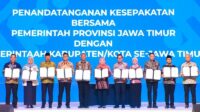 Perkuat Keadilan Restoratif, Gubernur, Kajati, dan Kepala Daerah Teken Nota Kesepakatan di Surabaya