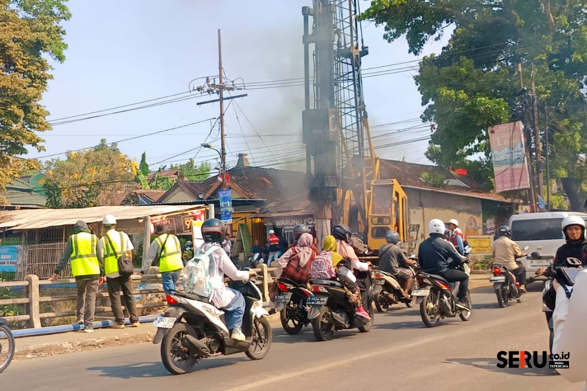 Jembatan KH Malik Dalam Diperlebar Dua Arah, Wali Kota Malang Optimis Urai Kemacetan 1 Pelebaran jembatan KH Malik Dalam untuk mengurai kemacatan. (bas)