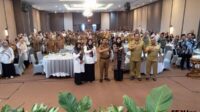Jajaran BI Malang, Dinas Pendidikan dan guru/kepala sekolah di Kabupaten Malang sebagai peserta ToT CBP Rupiah. (rhd) BI Bekali Guru Jadi Agen Literasi CBP Rupiah kepada Siswa di Kabupaten Malang