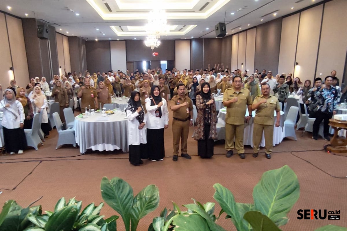 Jajaran BI Malang, Dinas Pendidikan dan guru/kepala sekolah di Kabupaten Malang sebagai peserta ToT CBP Rupiah. (rhd) BI Bekali Guru Jadi Agen Literasi CBP Rupiah kepada Siswa di Kabupaten Malang