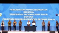 Wali Kota Malang usai menandatangani Nota Kesepakatan Restorative Justice bersama Gubernur Jatim. (pro) Pemkot Malang Dukung Restorative Justice, Penegakan Hukum Sentuh Akar Sosial