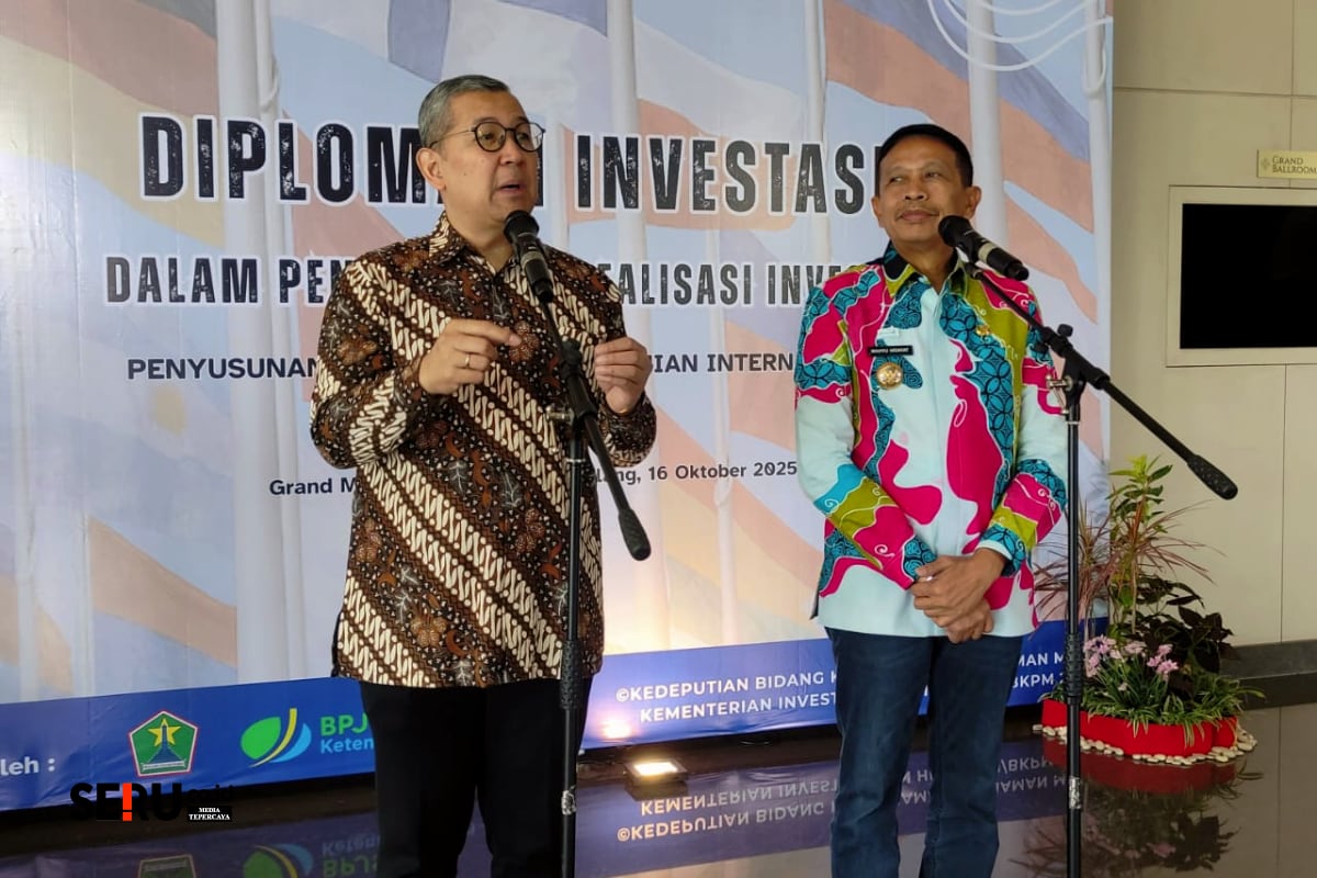 Deputi Bidang Kerja Sama Penanaman Modal Kementerian Investasi dan Hilirisasi/BKPM bersama Wali Kota Malang. (rhd) Pemkot Malang Dukung Diplomasi Investasi Daya Tarik Investor Luar Negeri