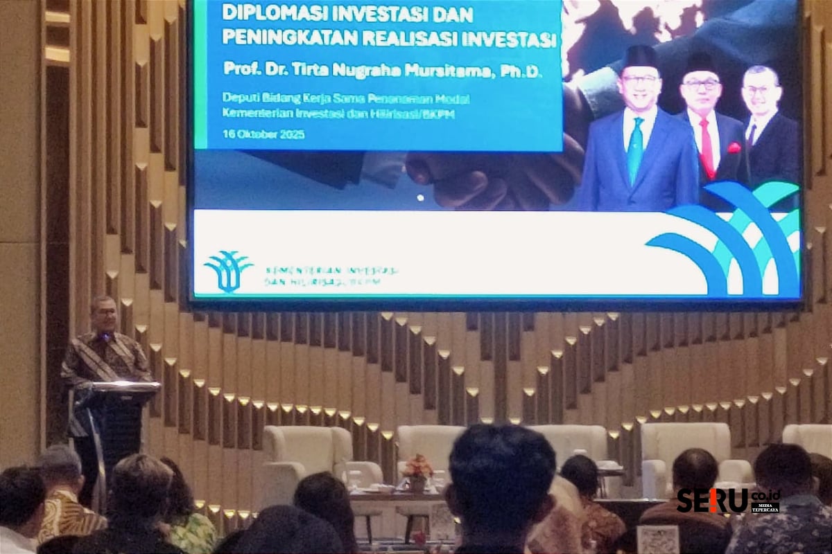 Pemkot Malang Dukung Diplomasi Investasi Daya Tarik Investor Luar Negeri 2 Deputi Bidang Kerja Sama Penanaman Modal Kementerian Investasi dan Hilirisasi/BKPM, Prof Tirta Nugraha Mursitama menyampaikan, pentingnya diplomasi investasi. (rhd)