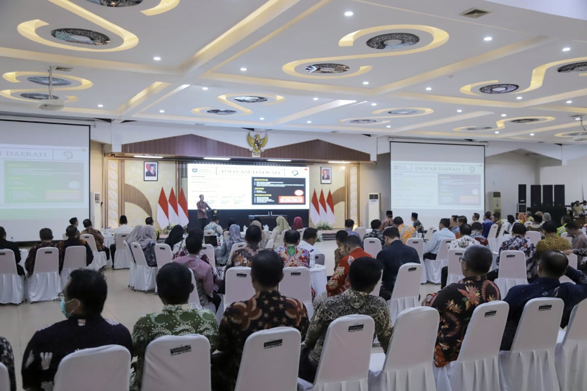 Suasana Rapat Koordinasi (Rakor) Penguatan Ekosistem Inovasi Daerah di Aula PB Sudirman. (ist) Kemendagri Sebut Kanal 'Wadul Gus’e' Jember Contoh Pemda Responsif dan Inovatif