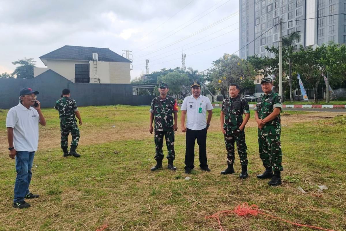 Dandim 0833/Kota Malang Tinjau Lokasi Pembangunan Koperasi Merah Putih